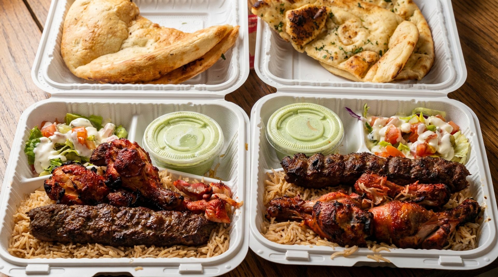 Pakistani and Mediterranean, made fresh